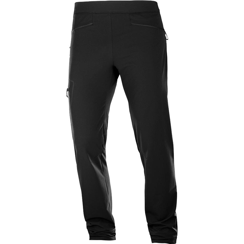 Salomon Singapore Mens Pants - WAYFARER AS TAPERED Black | 91803-ZHKM